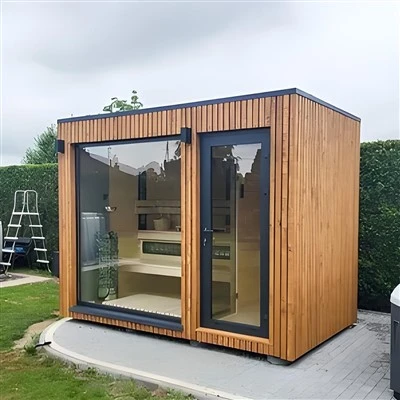 Niaj hnub nimno Minimalist Sab nraum zoov Sauna Chav Muab faib-Style Hnav khaub ncaws Chav Huab Cua-Resistant Khoom-Hom Rau Lub Vaj